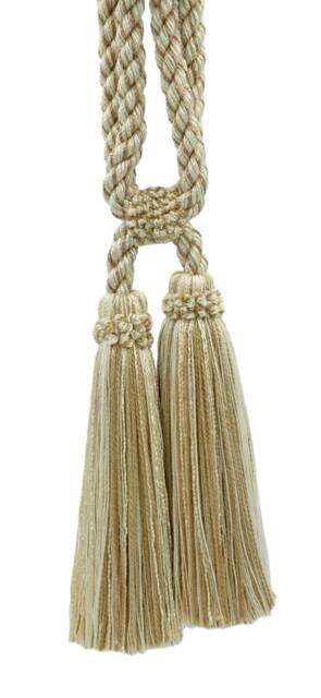 "D??copro Double Tassel Curtain & Drapery Tieback, Length 5 1/2"" - 14cm, Spread 27" - image 1