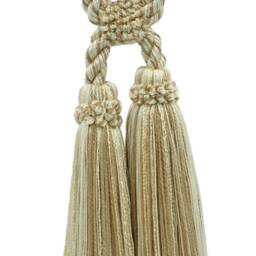 "D??copro Double Tassel Curtain & Drapery Tieback, Length 5 1/2"" - 14cm, Spread 27" - thumbnail 2