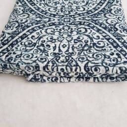 New Pot Pattern Pure Cotton Kantha Blanket Bedspread Twin Size Multicolour Quilt Throw 90x60 - thumbnail 3