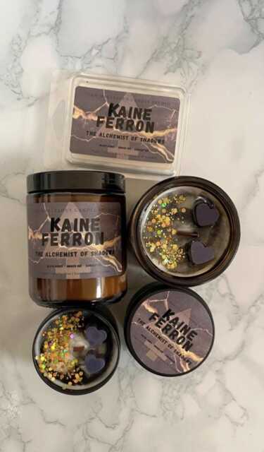 Kaine Ferron Candle - Alchemised Book Merch Booktok Senlinyu Fantasy Romance Bookish Gift - image 1