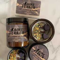 Kaine Ferron Candle - Alchemised Book Merch Booktok Senlinyu Fantasy Romance Bookish Gift - thumbnail 4