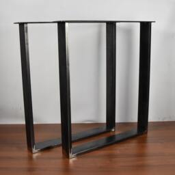 Metal Dine Table Legs - 2 Legs, Legs, Dining Table, Desk Desk, Steel Industrial - thumbnail 3