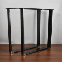 Metal Dine Table Legs - 2 Legs, Legs, Dining Table, Desk Desk, Steel Industrial - thumbnail 2