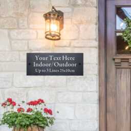 Personalised Slate House Signs Garden & Plaques Name For Outside Welcome Sign Door Wall Home Decor - thumbnail 2