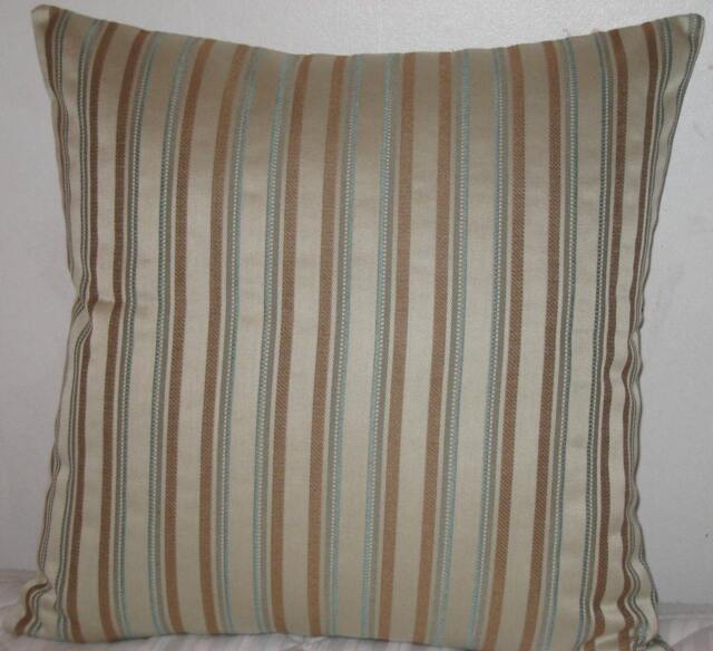 "striped Decorative Pillow Cover 18""x 18" - image 1