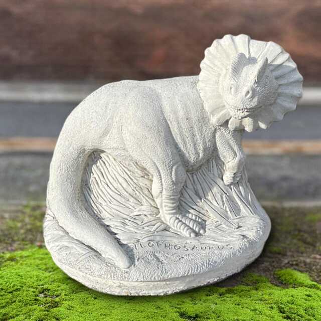 Concrete Dinosaur Statue Realistic Reptile Figurine Stone Jurassic Animal Ornament Prehistoric Sculpture Outdoor Dino Lovers Gift - image 1