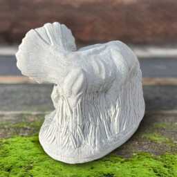 Concrete Dinosaur Statue Realistic Reptile Figurine Stone Jurassic Animal Ornament Prehistoric Sculpture Outdoor Dino Lovers Gift - thumbnail 2