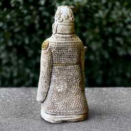 Massive Wise Elder Sculpture Concrete Chinese Man Statue Stone Decoration Japanese Ornament Lover Gift Handmade Figure - thumbnail 4