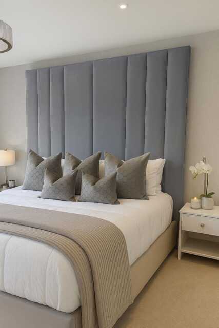 Plush Velvet Wall Mounted Headboard - 60 - image 1