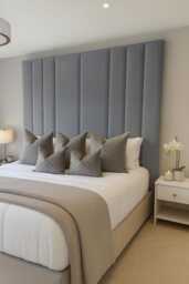 Plush Velvet Wall Mounted Headboard - 60 - thumbnail 1