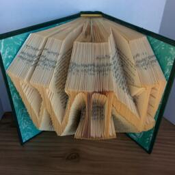 Win - Folded Book Art Fully Customizable. Athelete, Coach, Competition - thumbnail 2