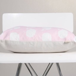 Whale Pillow Cover, Kid Decorated Pillow, Nursery Deco Cute Throw Gift For Baby Shower, Two Sided - thumbnail 3