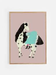 Poster/ Illustration/ P F E R D/ H O S E/ D A M Traum/ Wanddeko/ Interior/ Deko Wand/ - thumbnail 1