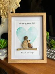 Pebble Art, Pet Memorial, Dog Gift Ideas, Art Dog, Personalised Gift, Animal Memorial - thumbnail 1