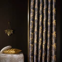 Luxury Gray Silver Turkish Curtains Modern Home Drape - thumbnail 3