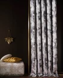 Luxury Gray Silver Turkish Curtains Modern Home Drape - thumbnail 1