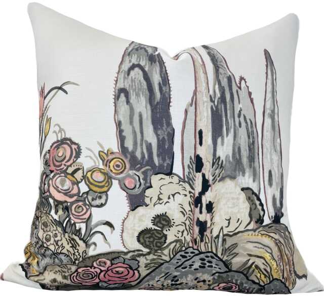 Thibaut Orleans Apricot & Ginger Double Sided Cushion Cover Pillow Cover - image 1