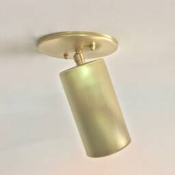 Brass Adjustable Monopoint Ceiling Light - Minimalist Downlight - thumbnail 3