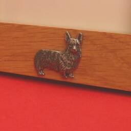 "Corgi Dog Portrait Real Oak Picture Frame 6"" X 4" - thumbnail 2