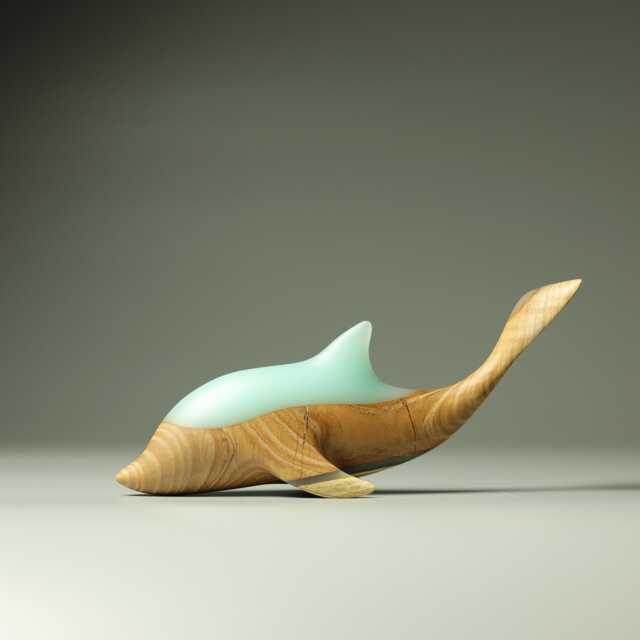 Duo Dolphin Sculpture - 11 - image 1