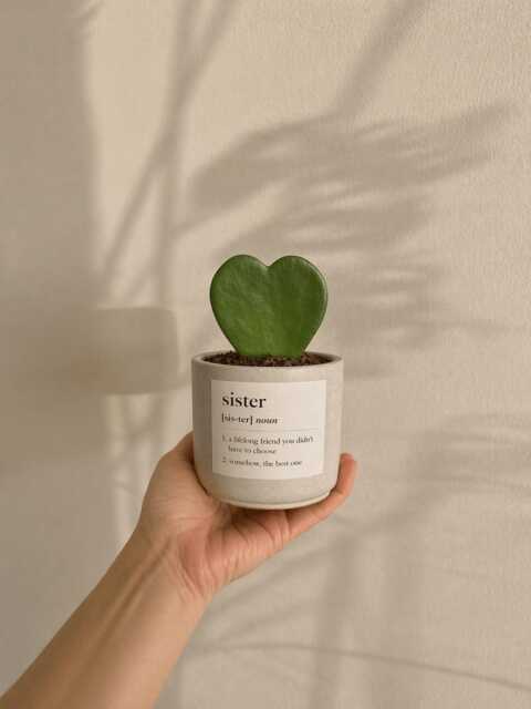 Personalized Planter, Gift For Sister, Sister Definition, Handmade Succulent Pot, Custom - image 1