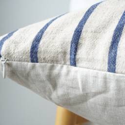 Indigo Striped Pillow Cover - thumbnail 4