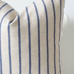 Indigo Striped Pillow Cover - thumbnail 2