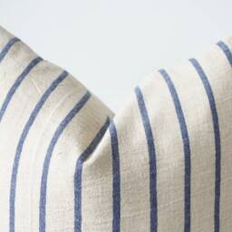 Indigo Striped Pillow Cover - thumbnail 3