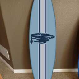 Custom Surfboard Wall Hanging Hawaiian Beach Decor - 48 - thumbnail 2