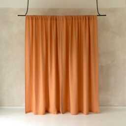 Linen Curtains Rod Pocket Top, Blackout Curtains, Window Treatments, Custom Curtain Panels, Natural Drapes - thumbnail 2