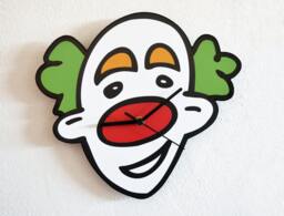 Circus Clown Face - Wall Clock