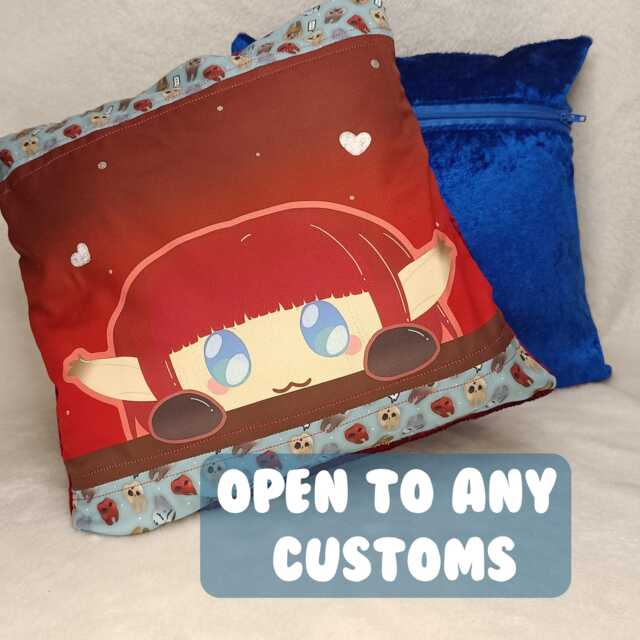 Metaphor Peep Head Character Pillows - Open To Customs Will, Hulkenberg, Strohl, Louis, Heismay, Galica, Del, Bas, Junah, Eupha, Cushion - image 1