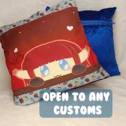 Metaphor Peep Head Character Pillows - Open To Customs Will, Hulkenberg, Strohl, Louis, Heismay, Galica, Del, Bas, Junah, Eupha, Cushion - thumbnail 1