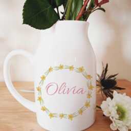 Personalised Birth Flower March Birthday Gifts For Her, Sister, Daughter, Mum, Nanna & Friend Daffodil Present Gifts - thumbnail 1