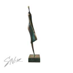 On The Shore, 25/5/7cm, Single Piece Original Bronze Sculpture, Stoycho Nikiforov - thumbnail 1