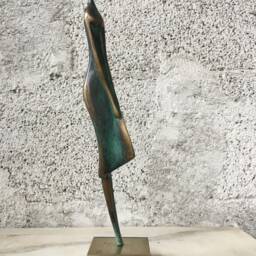 On The Shore, 25/5/7cm, Single Piece Original Bronze Sculpture, Stoycho Nikiforov - thumbnail 3