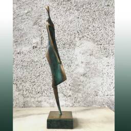 On The Shore, 25/5/7cm, Single Piece Original Bronze Sculpture, Stoycho Nikiforov - thumbnail 2