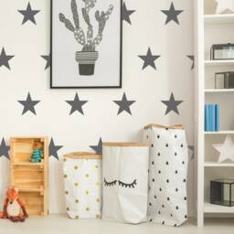 Big Star Wall Decals Stickers - Nursery Kids Bedroom Vinyl - thumbnail 2