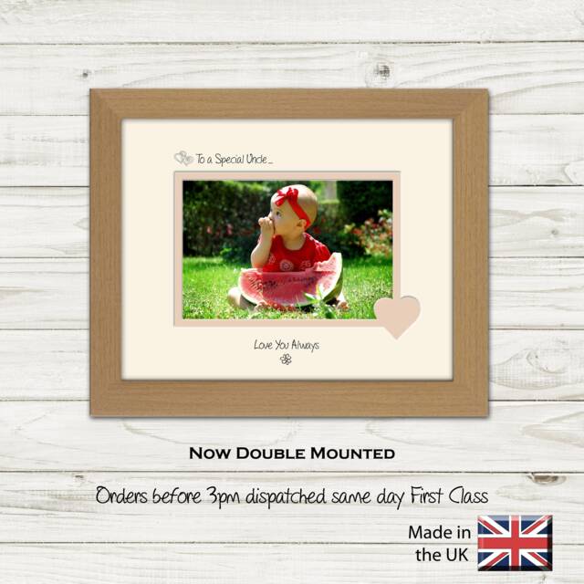 Uncle Photo Frame Special Gift For Christmas Birthday Landscape 609F Or Portrait 1156F - image 1