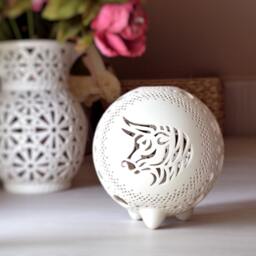 Taurus Zodiac Tea Light Holder Personalized Astrology Gift - thumbnail 3