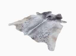 Cowhide Rug in Gray - Brazilian Cow Skin Exotic Leather Area Grey & White For Western Decor Exclusive Hair On Hide - thumbnail 1