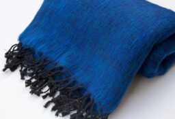 Yak Wool Blanket Large Shawl Meditation Wrap Travel Handwoven - thumbnail 1
