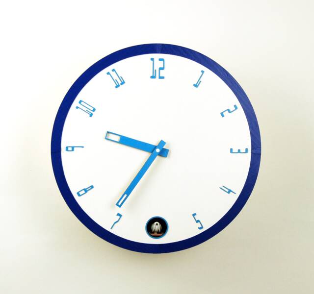 Round Cuckoo Clock, in Different Colors - image 1
