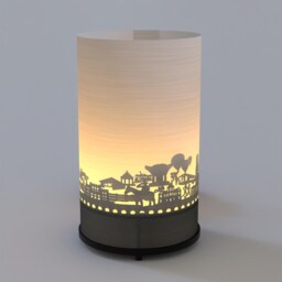 Little Rock Skyline Candle - Shadow Play Souvenir Gift Box - thumbnail 3