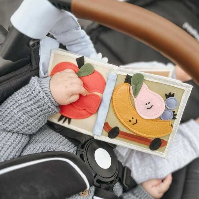 Mini Felt Quiet Book Baby's First Sensory Learning Toy - image 1
