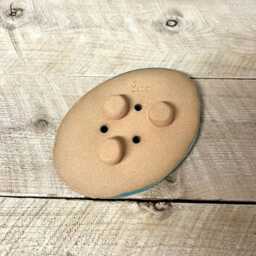 Ceramic Soap Dish - Teal - thumbnail 2