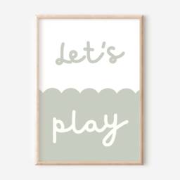Let's Play Print. Colourful Playroom Art For Kids - Print Only - thumbnail 3