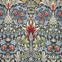 Custom Made William Morris Snakeshead Grey Blackout/Lining Curtains Pinch /Triple/Double Pleat - thumbnail 2
