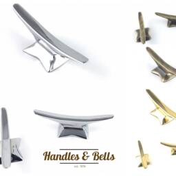 Cast Brass Luxury Boat Cleat Wall Hooks/Nautical Coastal Decor /Boat House Hanger /Hook For Kids Dresser Pull Curtain Tieback - thumbnail 2