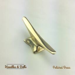 Cast Brass Luxury Boat Cleat Wall Hooks/Nautical Coastal Decor /Boat House Hanger /Hook For Kids Dresser Pull Curtain Tieback - thumbnail 3